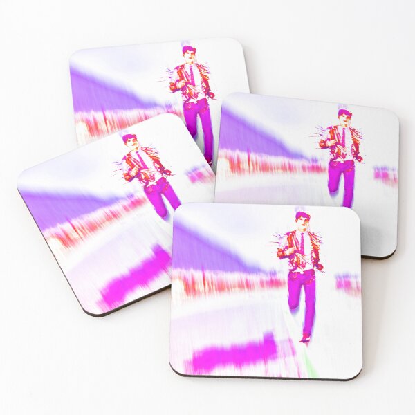 Item preview, Man running up the mountain Fuchsia designed and sold by GDDO.
