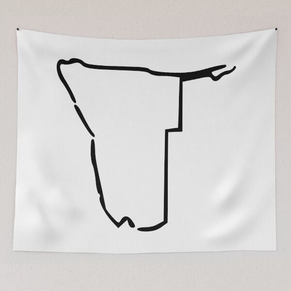 Item preview, Namibia Minimalistic Country Outline designed and sold by Natamus.