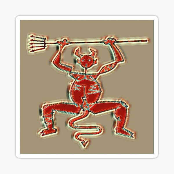 Tiamanfaya devil (Diablillo) Lanzarote by SmileMoreAgain Sticker