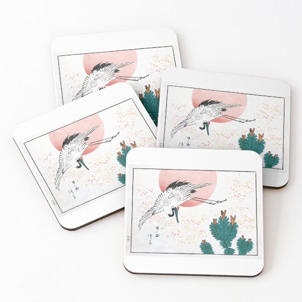 Item preview,  Utagawa Hiroshige Japanese crane designed and sold by TeeARTHY.