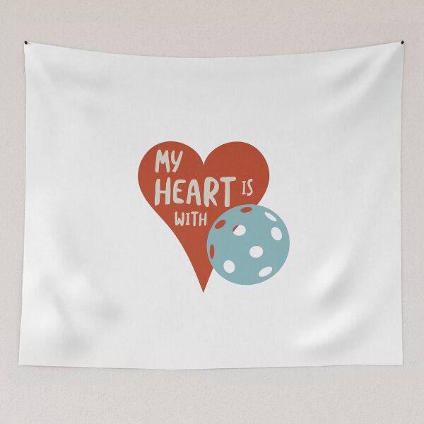 Item preview, My Heart is With Pickleball designed and sold by whyitsme.