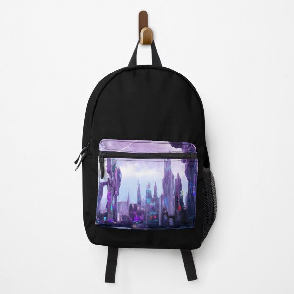 Item preview, Elf City In Cyberpunk Universe designed and sold by KalipsoArt.