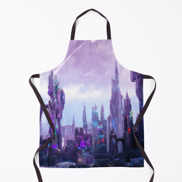 Item preview, Elf City In Cyberpunk Universe designed and sold by KalipsoArt.
