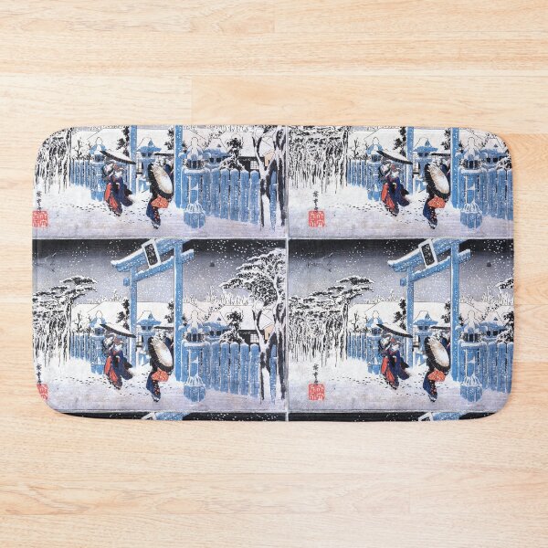 Item preview, Utagawa Hiroshige Gion Shrine in Snow designed and sold by TeeARTHY.