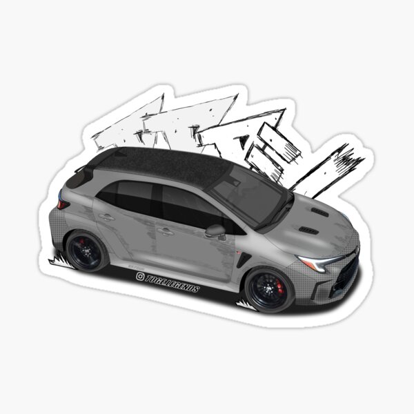 Item preview, Toyota GR Corolla InitialD / MFGhost Style designed and sold by TogeLegends.
