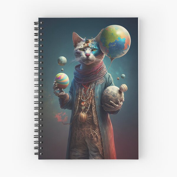Item preview,  Environmentalist Cyberpunk Cat celebrating Earth Day - surrealist AI Generated Art designed and sold by Flowsaiartshop.