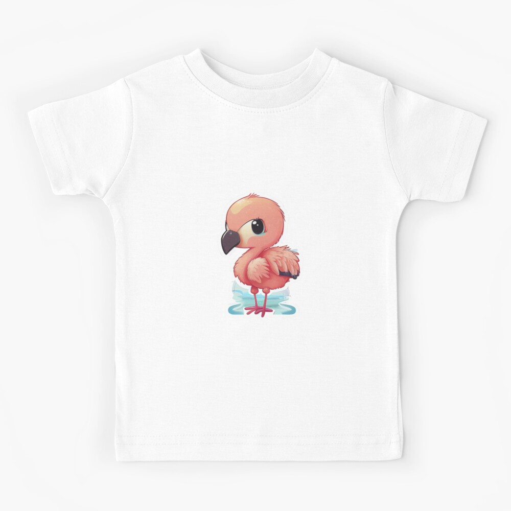 Happy new year with pink flamingo  Kids T-Shirt for Sale by EclairVanilla