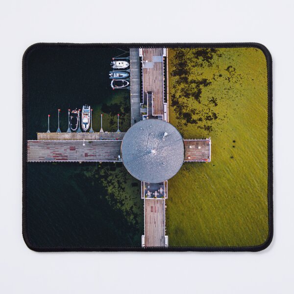 Item preview, Restaurant on the wodden pier designed and sold by OpaSky.
