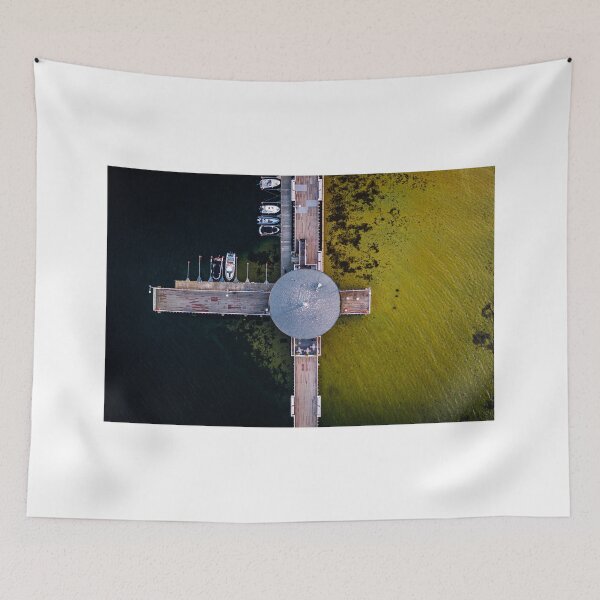 Item preview, Restaurant on the wodden pier designed and sold by OpaSky.