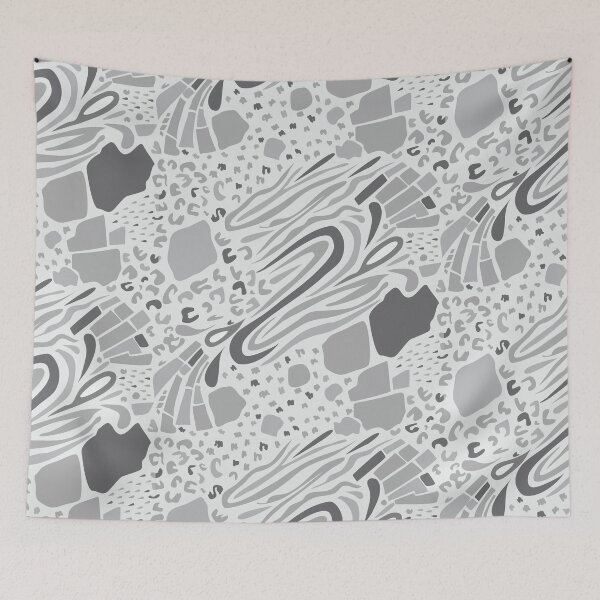 Item preview, Animal print in soft gray designed and sold by PreetiHegde.