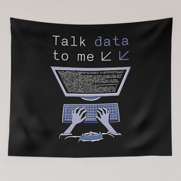 Item preview, Talk Data To Me Big Data Engineer Science Data Analyst designed and sold by MrEddie10.