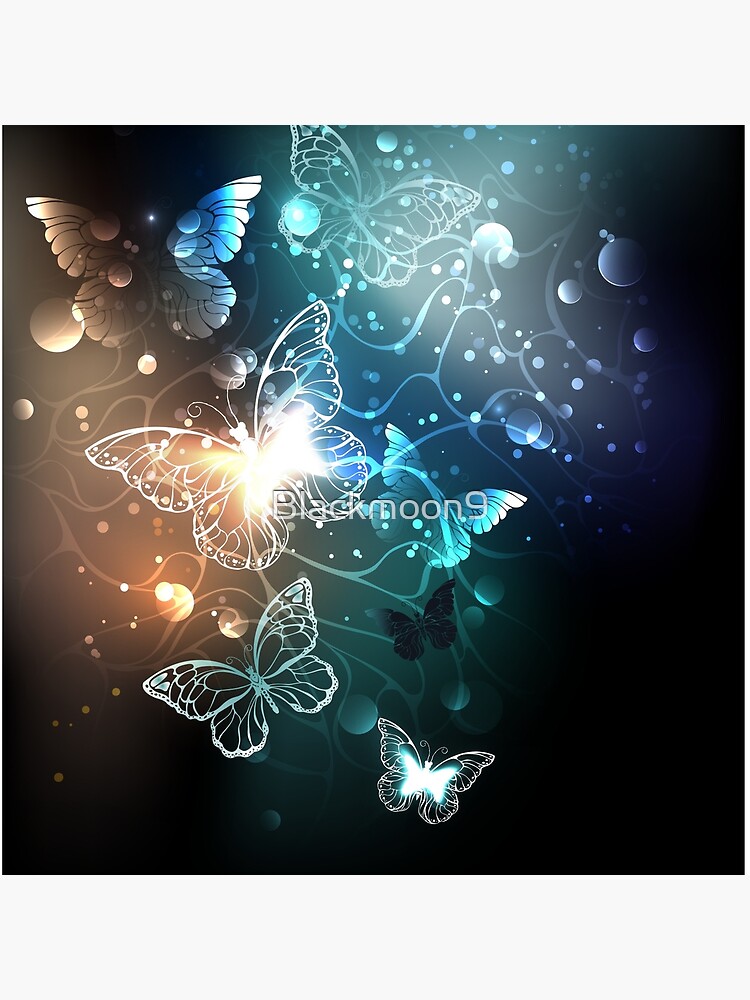 Inspired By Nature Paquete de 18 mariposas decorativas de malla de nailon  negro brillante