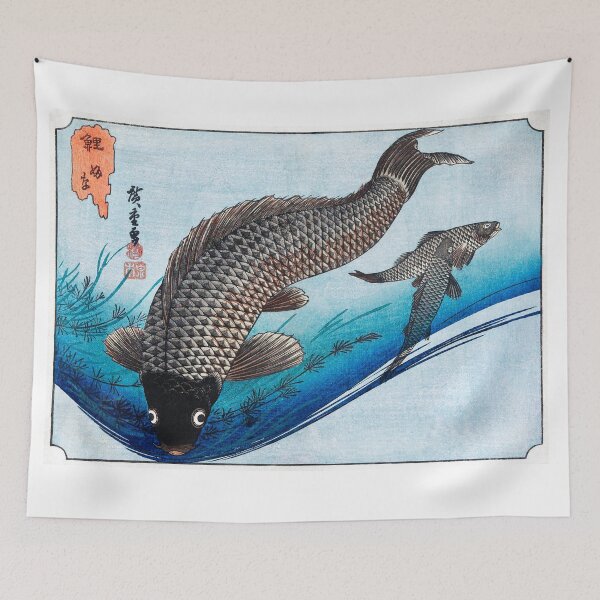 Item preview, Utagawa Hiroshige Carp and Crucians designed and sold by TeeARTHY.