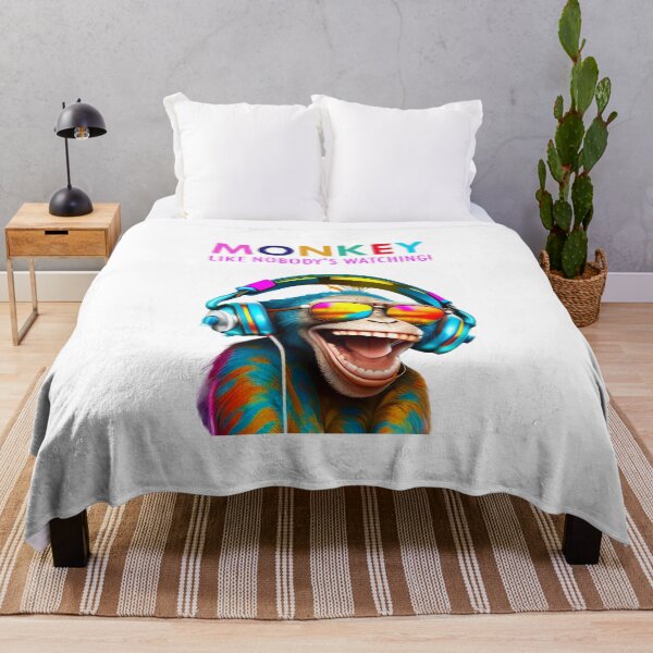 Item preview, Monkey, like nobody's watching! designed and sold by Ramona-Gliga.