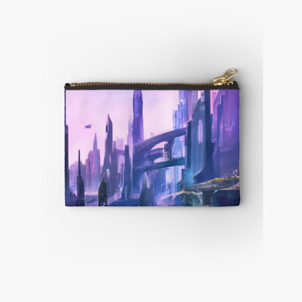 Item preview, Elf City In Cyberpunk Universe designed and sold by KalipsoArt.