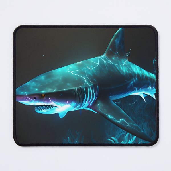 Item preview, Bioluminescent Shark designed and sold by Cosmoverso.