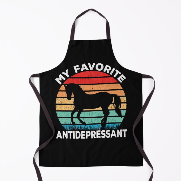Item preview, Horse Antidepressant - Horse Lover Funny designed and sold by Dapperly Tees.