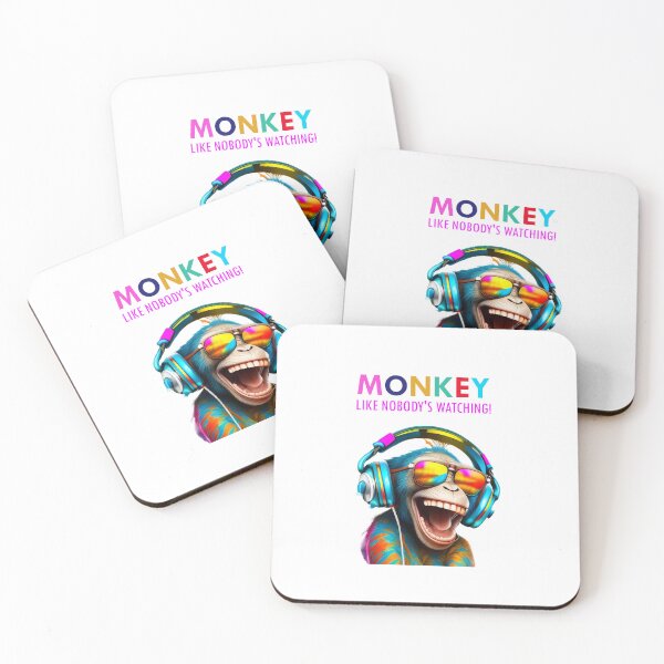Item preview, Monkey, like nobody's watching! designed and sold by Ramona-Gliga.