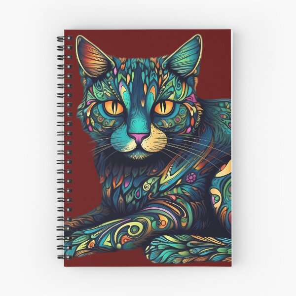 Item preview, Cat Of Many Colours designed and sold by MTJ-Mushrooms.