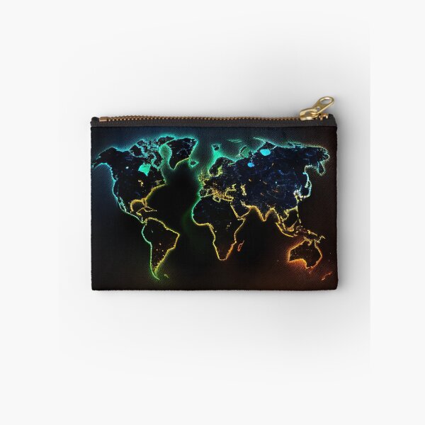 Item preview, earth map neon light designed and sold by FireFXStudio.