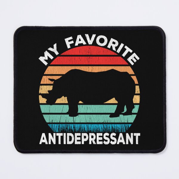 Item preview, Rhinoceros Antidepressant - Rhinoceros Lover Funny designed and sold by Dapperly Tees.