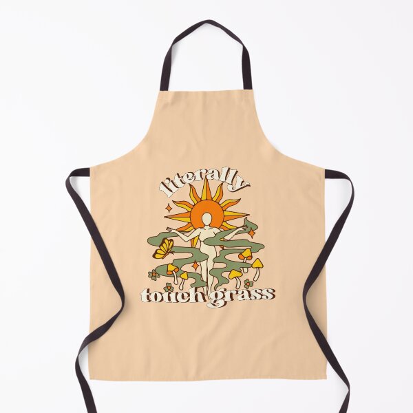 Item preview, Literally Touch Grass Hippie Sun Mushroom designed and sold by dooddads13.