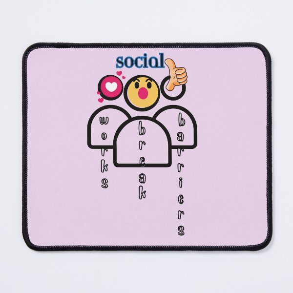 Item preview, social  work breaks barriers designed and sold by ODECX.