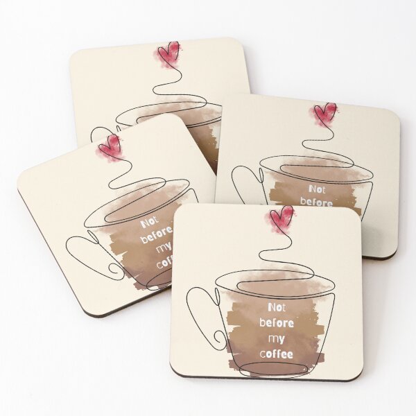 Item preview, Not Before My Coffee designed and sold by Siren-Art.