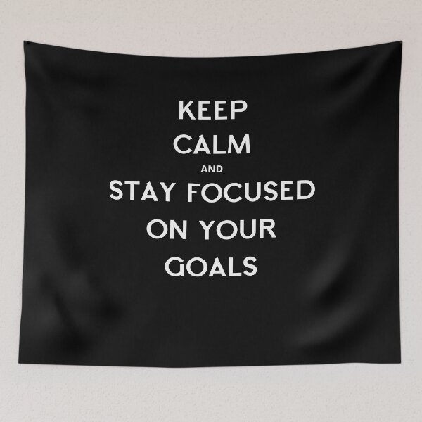 Item preview, Keep calm and stay focused on your goals designed and sold by Laugh-Lines.