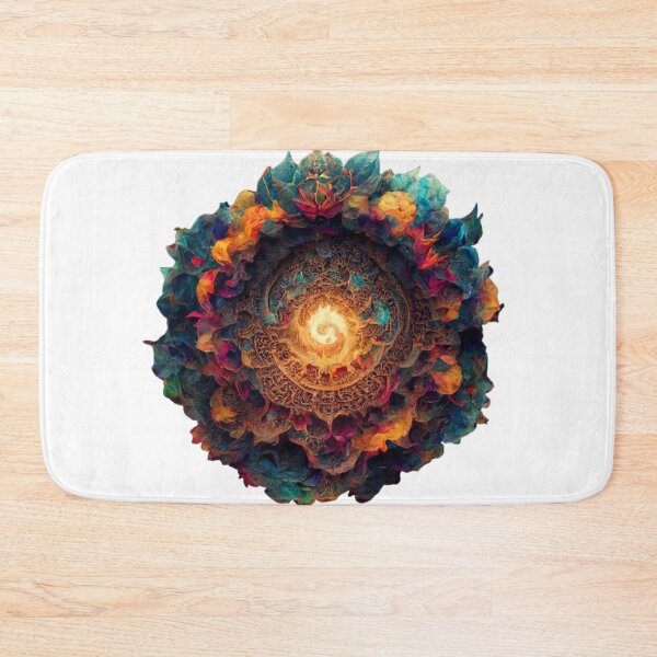 Item preview, cosmic flower designed and sold by OdiseoMandalas.