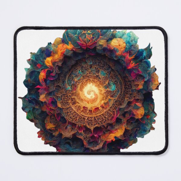 Item preview, cosmic flower designed and sold by OdiseoMandalas.