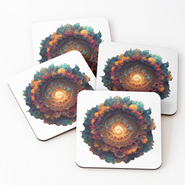 Item preview, cosmic flower designed and sold by OdiseoMandalas.