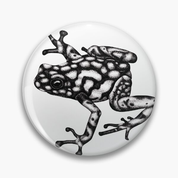 Item preview, Harlequin poison frog illustration designed and sold by LorenDowding.