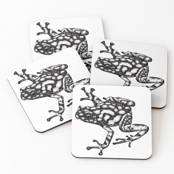 Item preview, Harlequin poison frog illustration designed and sold by LorenDowding.