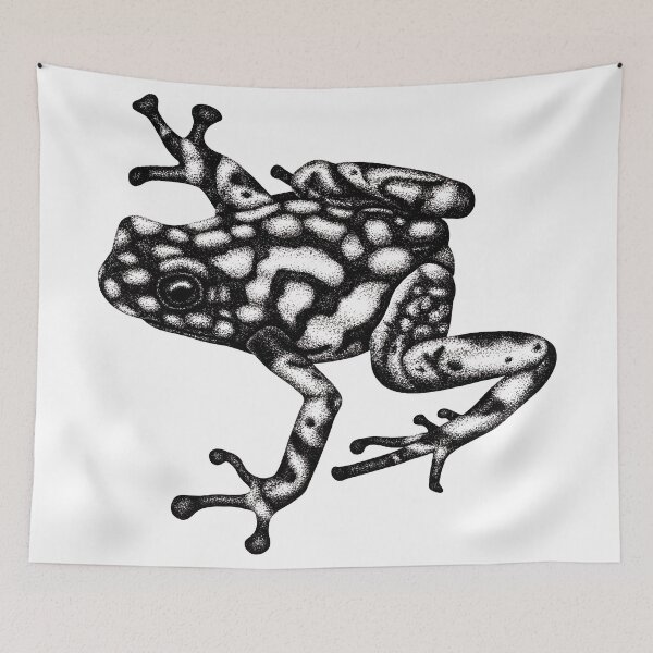Item preview, Harlequin poison frog illustration designed and sold by LorenDowding.
