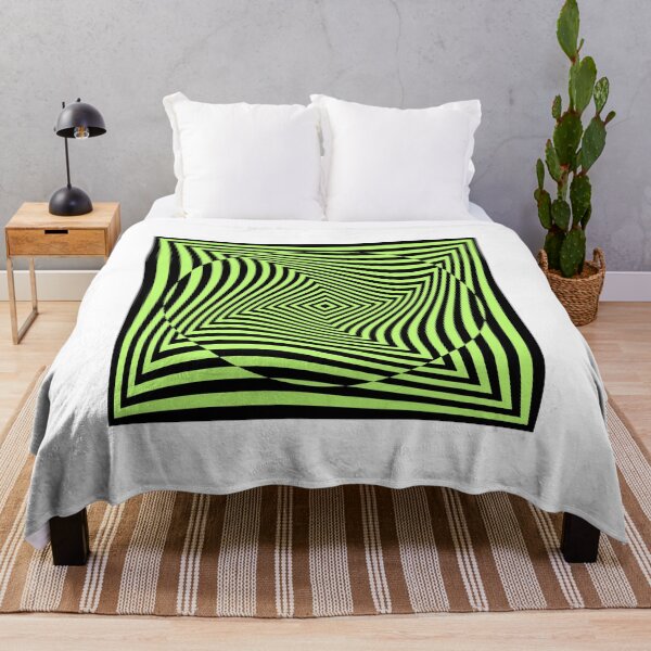 Item preview, Optical Illusion green swirl designed and sold by dreamingoutwest.