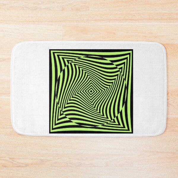 Item preview, Optical Illusion green swirl designed and sold by dreamingoutwest.