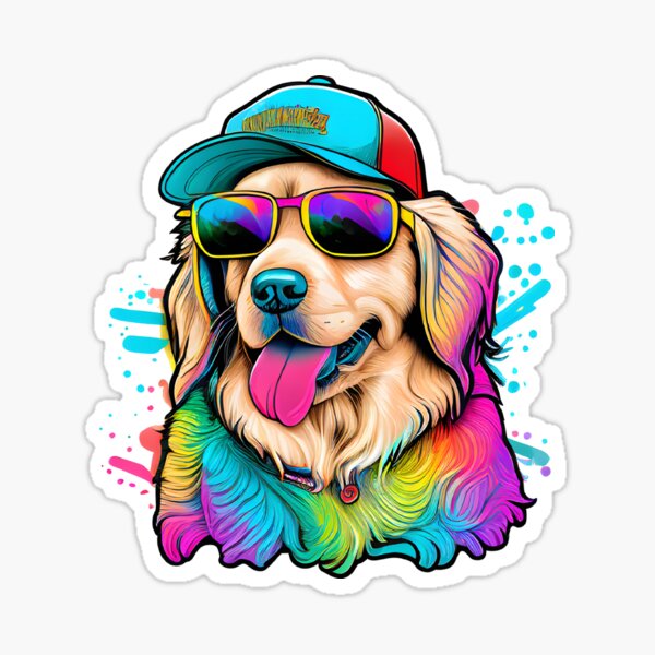 Item preview, Bunter Kawaii Gangsta Golden Retriever designed and sold by Leonardo Palumbo.