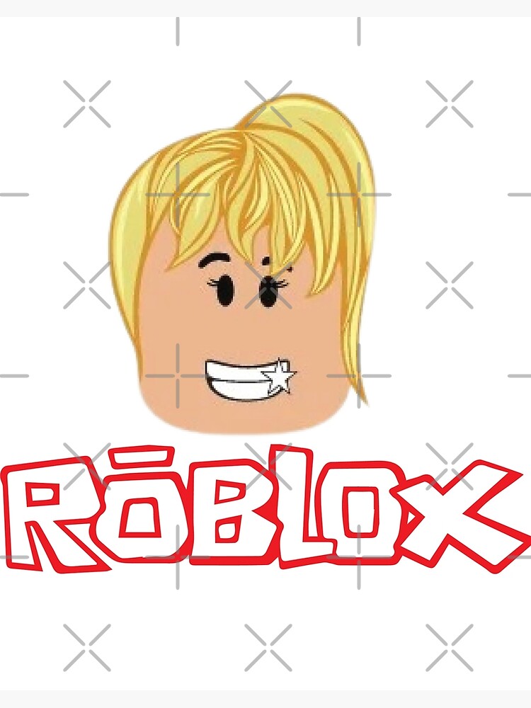 t-shirt roblox girl | Art Board Print