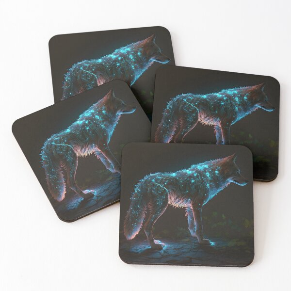 Item preview, Bioluminescent Wolf designed and sold by Cosmoverso.