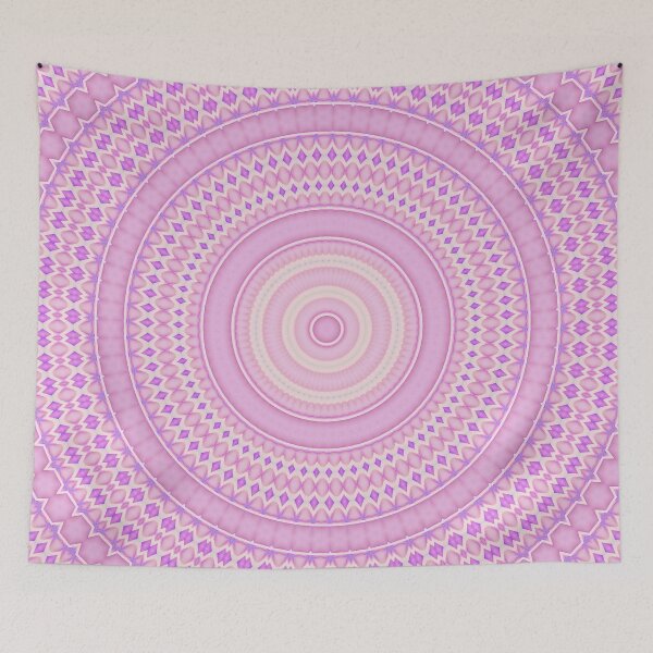 Item preview, Pastel Mandala Abstract Soft Girl Aesthetic Bohemian Abstract Art 3 of 10 designed and sold by Beachy.