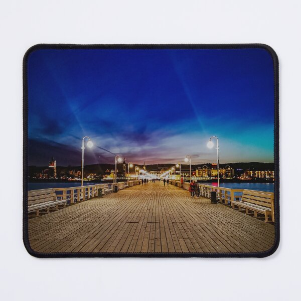 Item preview, Sopot molo by night designed and sold by OpaSky.