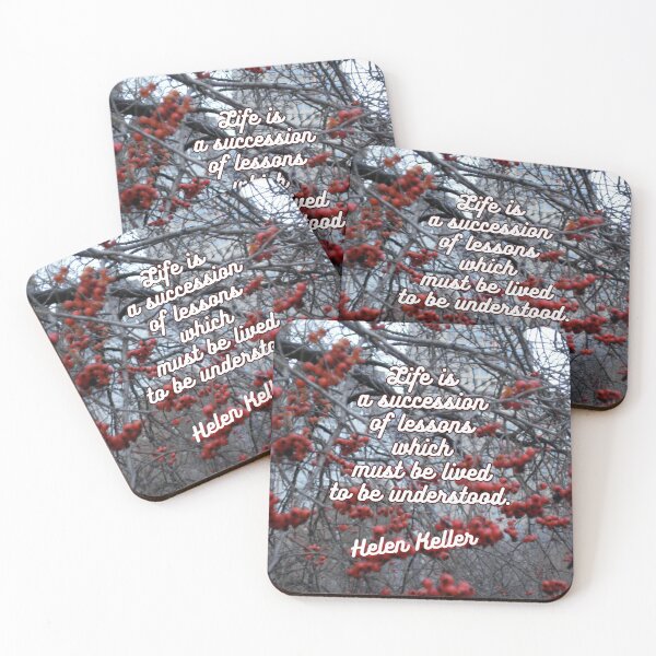 Item preview, Central Park New York Photograph Inscribed With a Helen Keller Quote, “Life Is A Succession of Lessons…" designed and sold by Quote Gallery.
