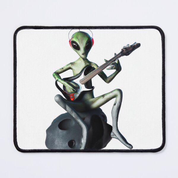 Item preview, Alien plays electric guitar #1 HQ designed and sold by webmediendesign.