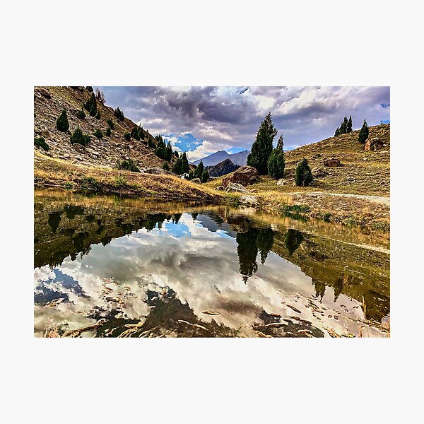 Item preview, Mountain's Serenity Reflected in Calm Waters designed and sold by TaloeSahar.