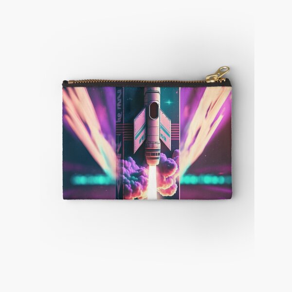 Item preview, Synthwave Rocket Launching designed and sold by VhsNeon.