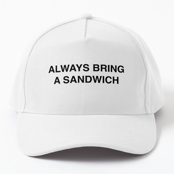 Vista previa del artículo con la obra «Lleva siempre un sándwich», diseñado y vendido por char-creative.
