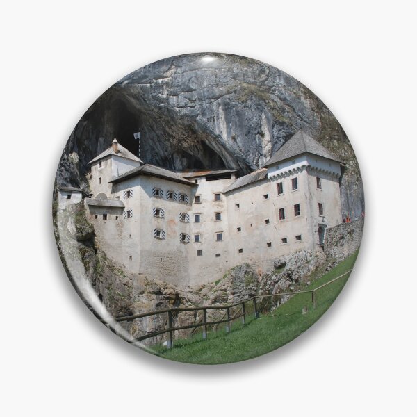 Item preview, Predjama Grad With Foreground Jousting Ground in Slovenia designed and sold by jojobob.