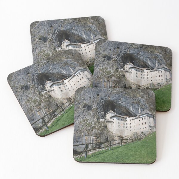 Item preview, Predjama Grad With Foreground Jousting Ground in Slovenia designed and sold by jojobob.