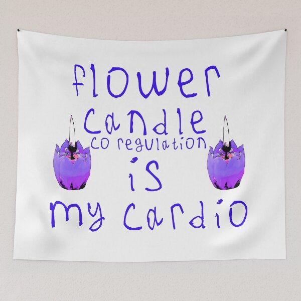 Item preview, Flower candle co regulation is my cardio designed and sold by kinpirks.